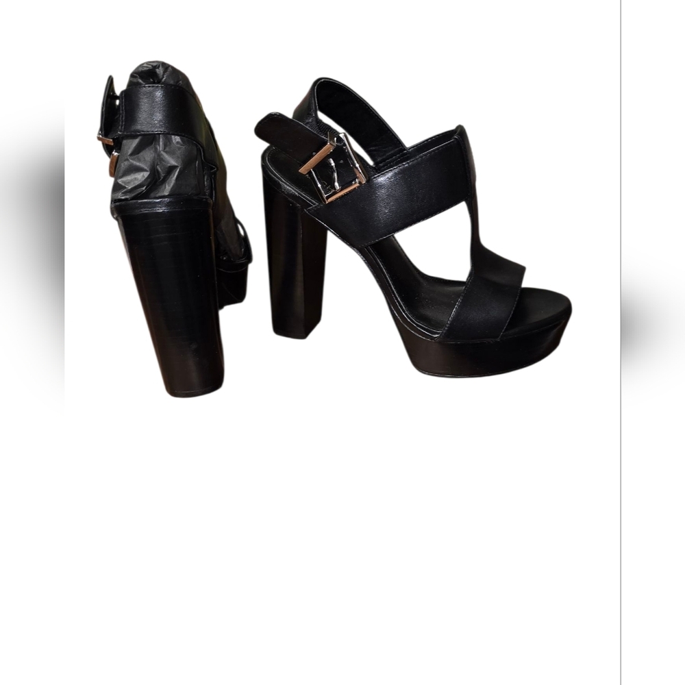 Michael Kors Black Platform Sandals